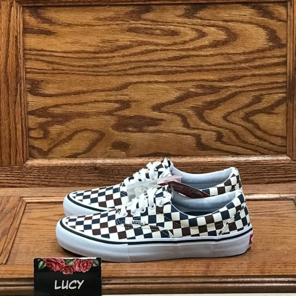 Vans Era‎ Pro Multi Checkerboard Dress Blue Shoes